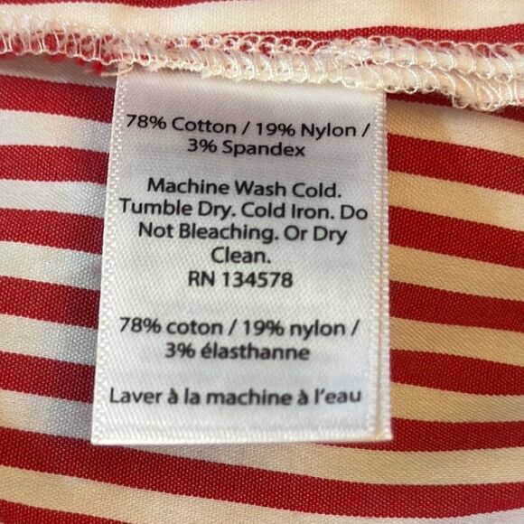 Vineyard Vines Red and White Striped Tank Top - Picture 6 of 6